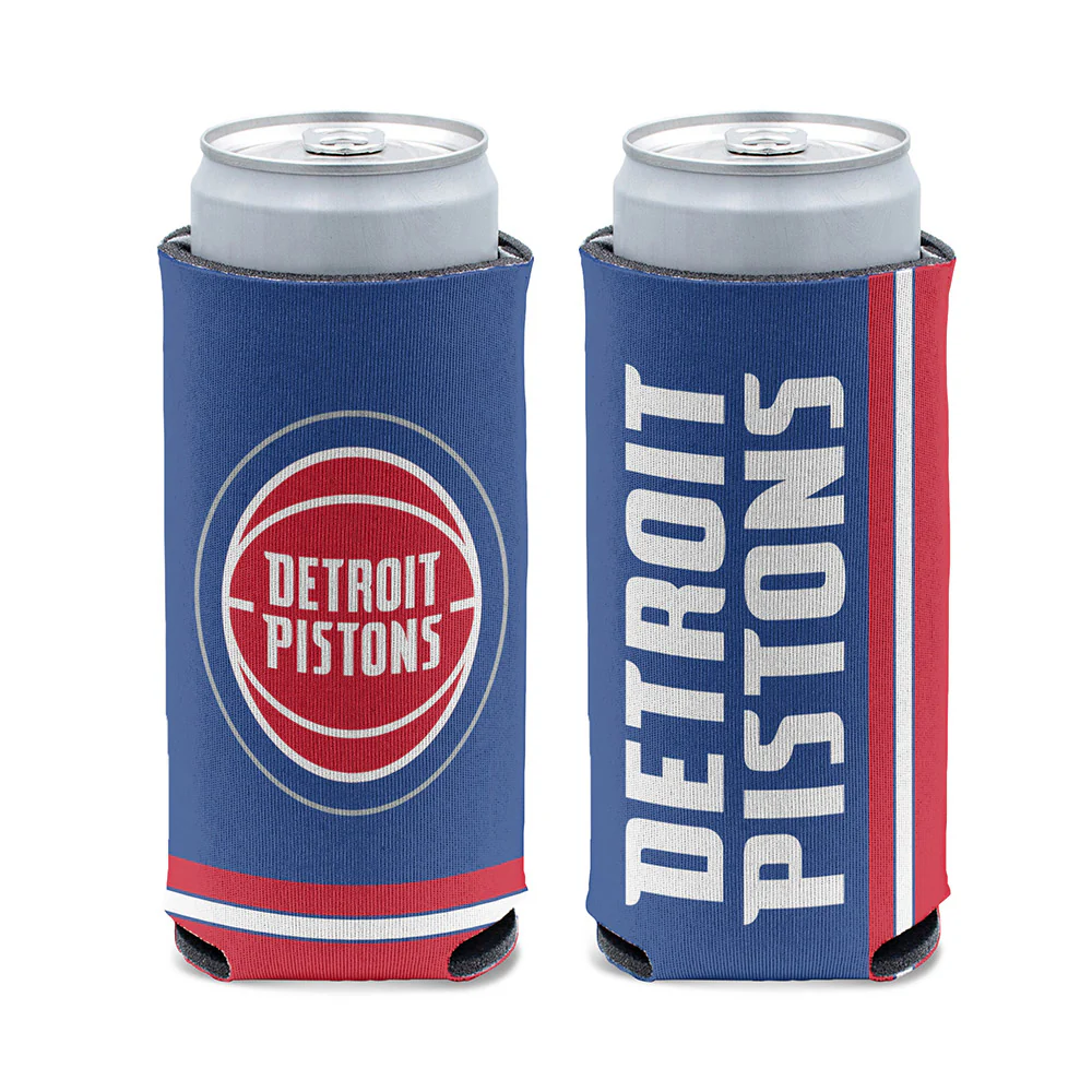 Detroit Pistons 12oz Slim Blue Can Cooler - Image 3