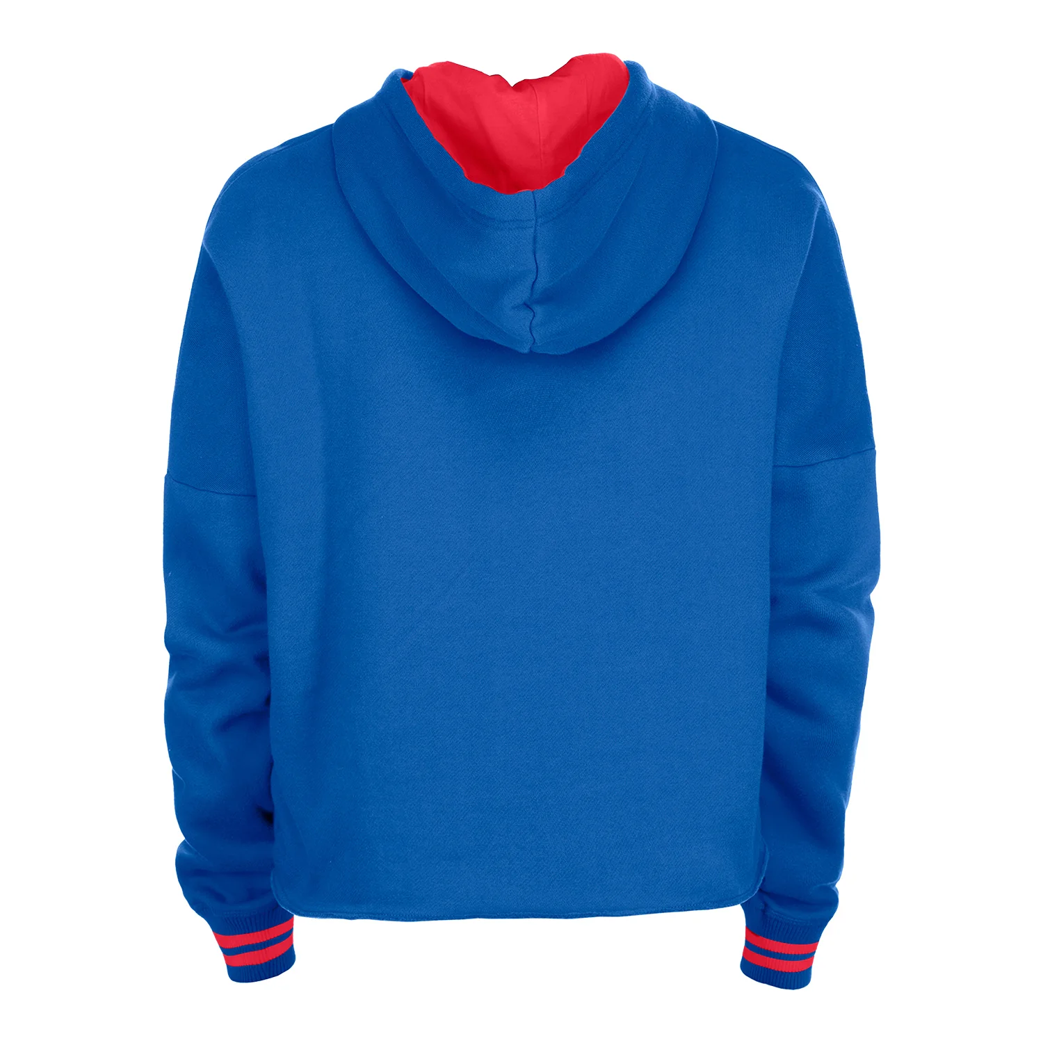 Ladies Detroit Pistons New Era Wordmark Hooded Sweatshirt - Image 2