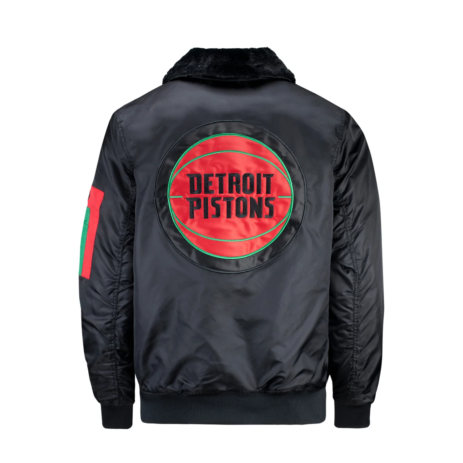 Pistons x Ty Mopkins Black History Month Full Zip Starter Jacket - Image 2