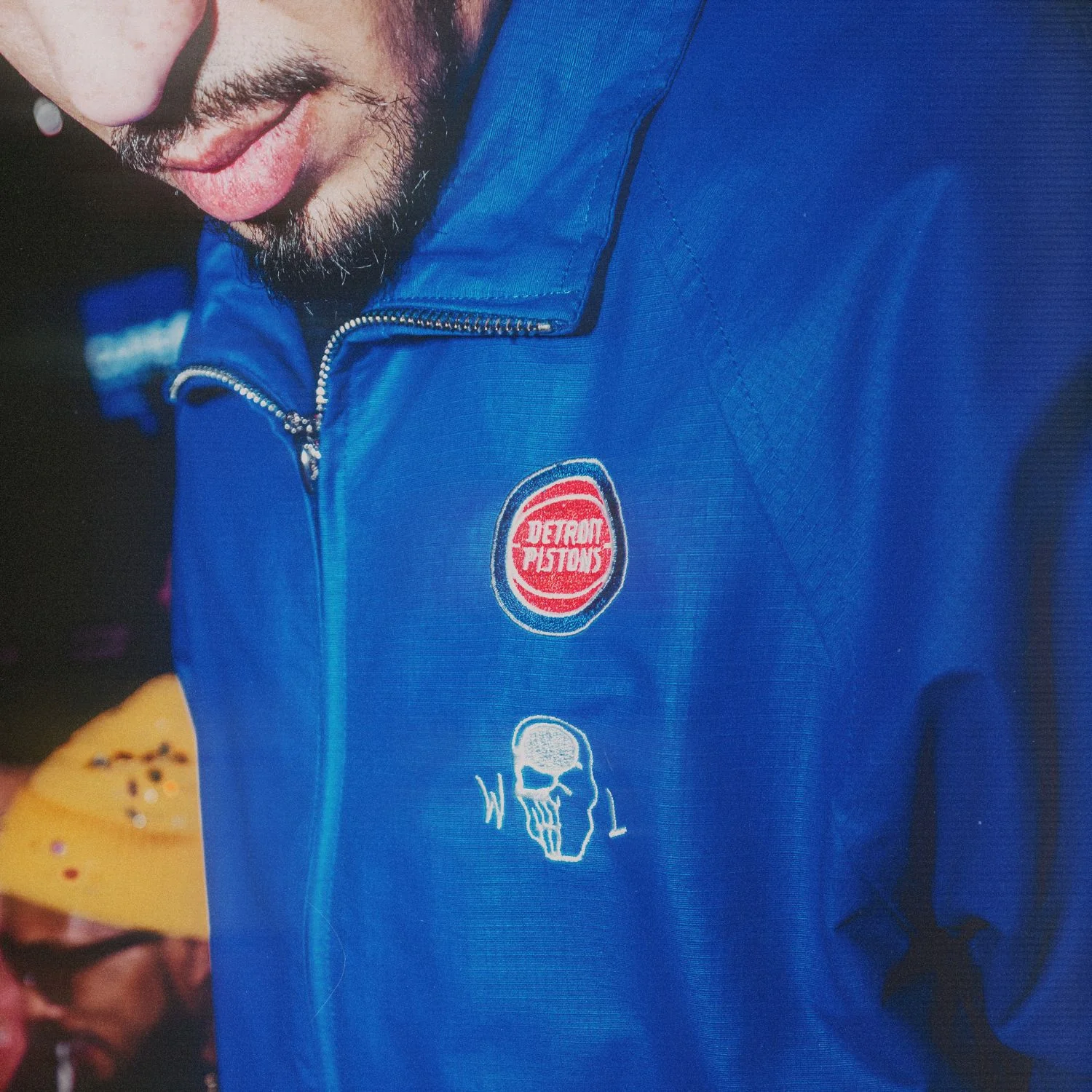 Warren Lotas x Detroit Pistons Barbed Wire Full Zip Jacket - Image 6