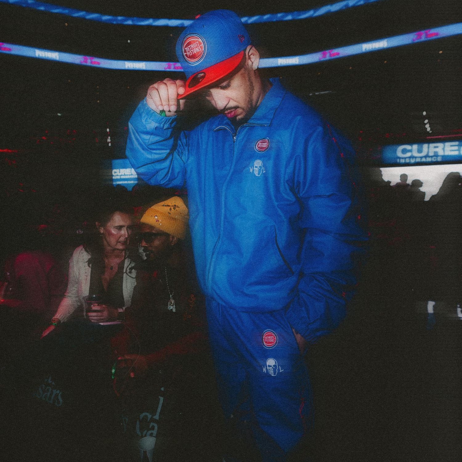 Warren Lotas x Detroit Pistons Barbed Wire Full Zip Jacket - Image 5