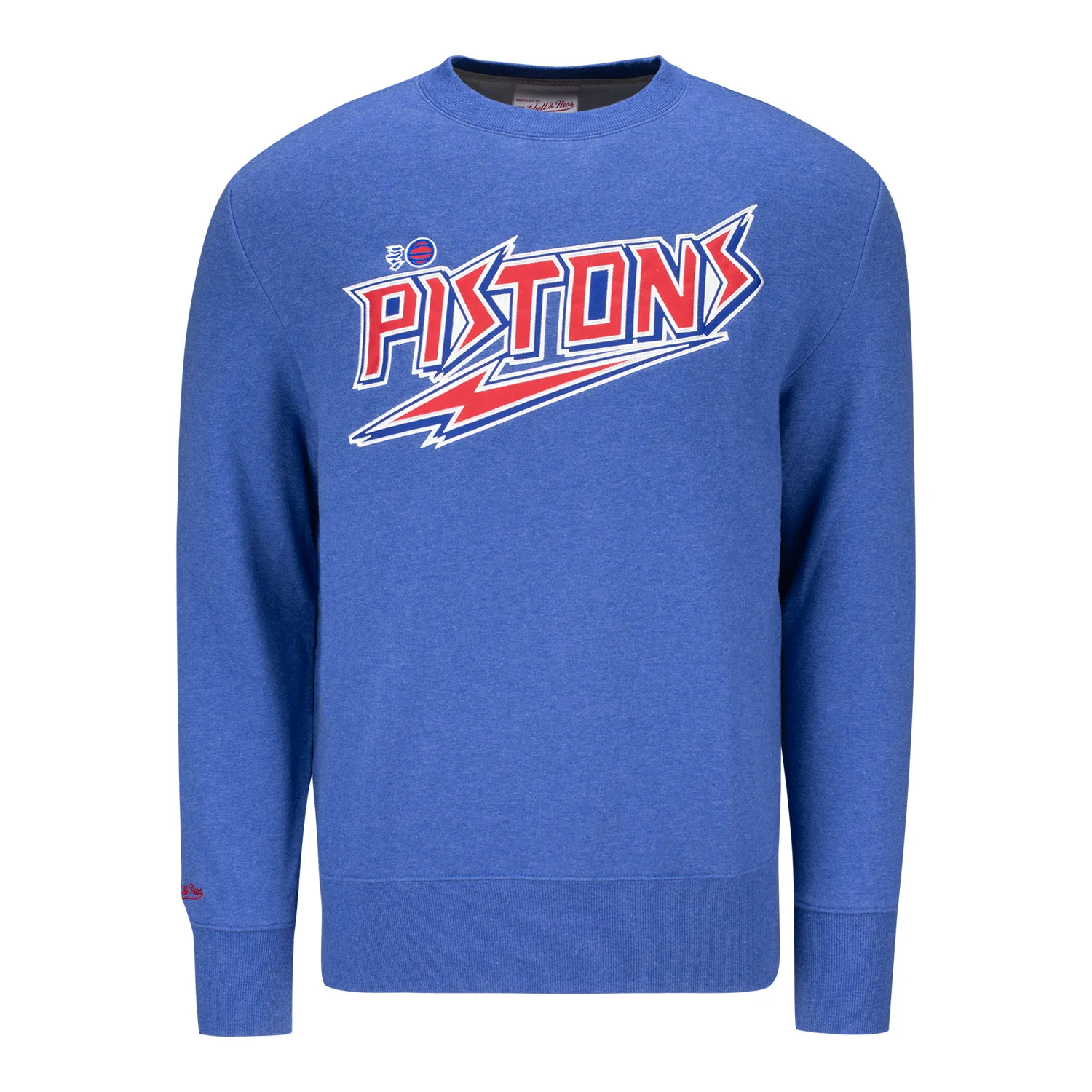 Mitchell & Ness Pistons Playoff Crewneck Sweatshirt