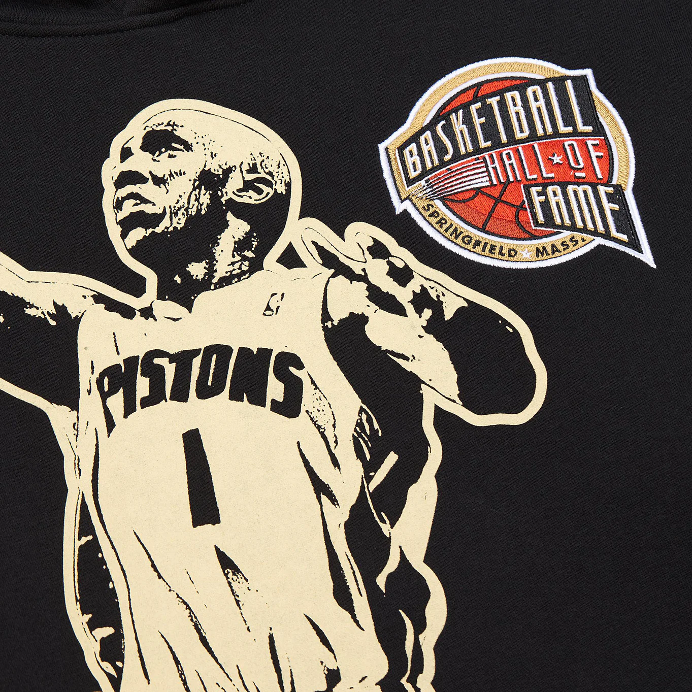 Mitchell & Ness Pistons Chauncey Billups Hall of Fame Hoodie - Image 3