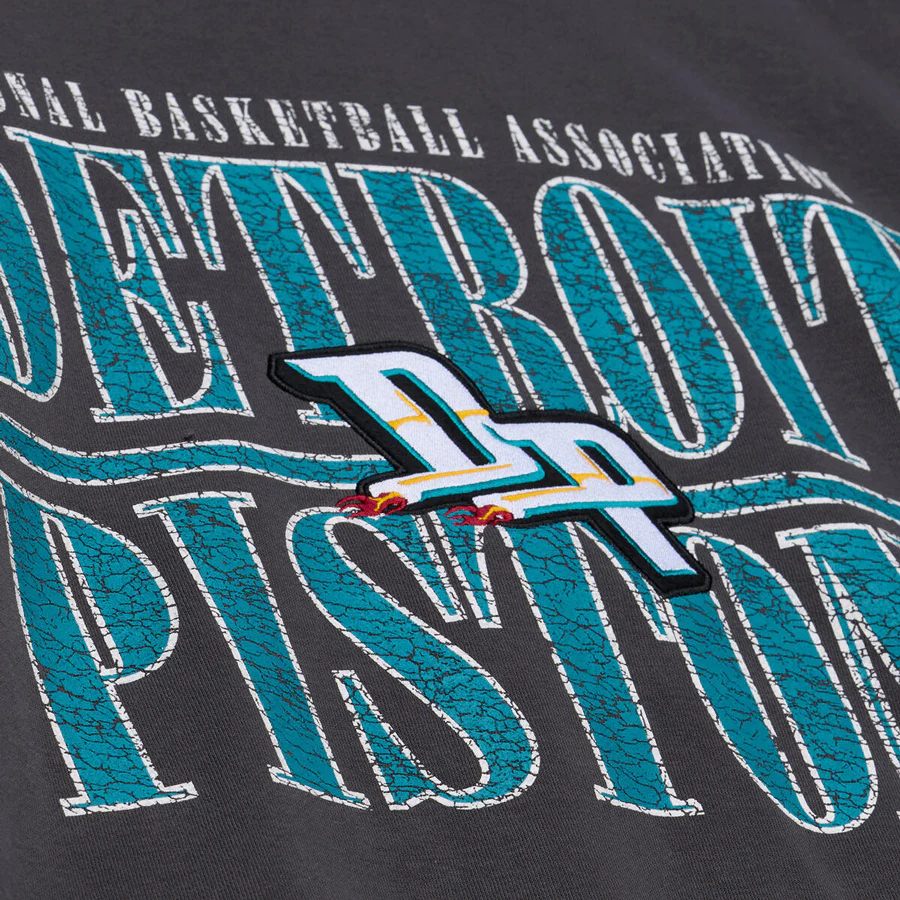 Detroit Pistons Mitchell & Ness HWC Vintage Crewneck - Image 3