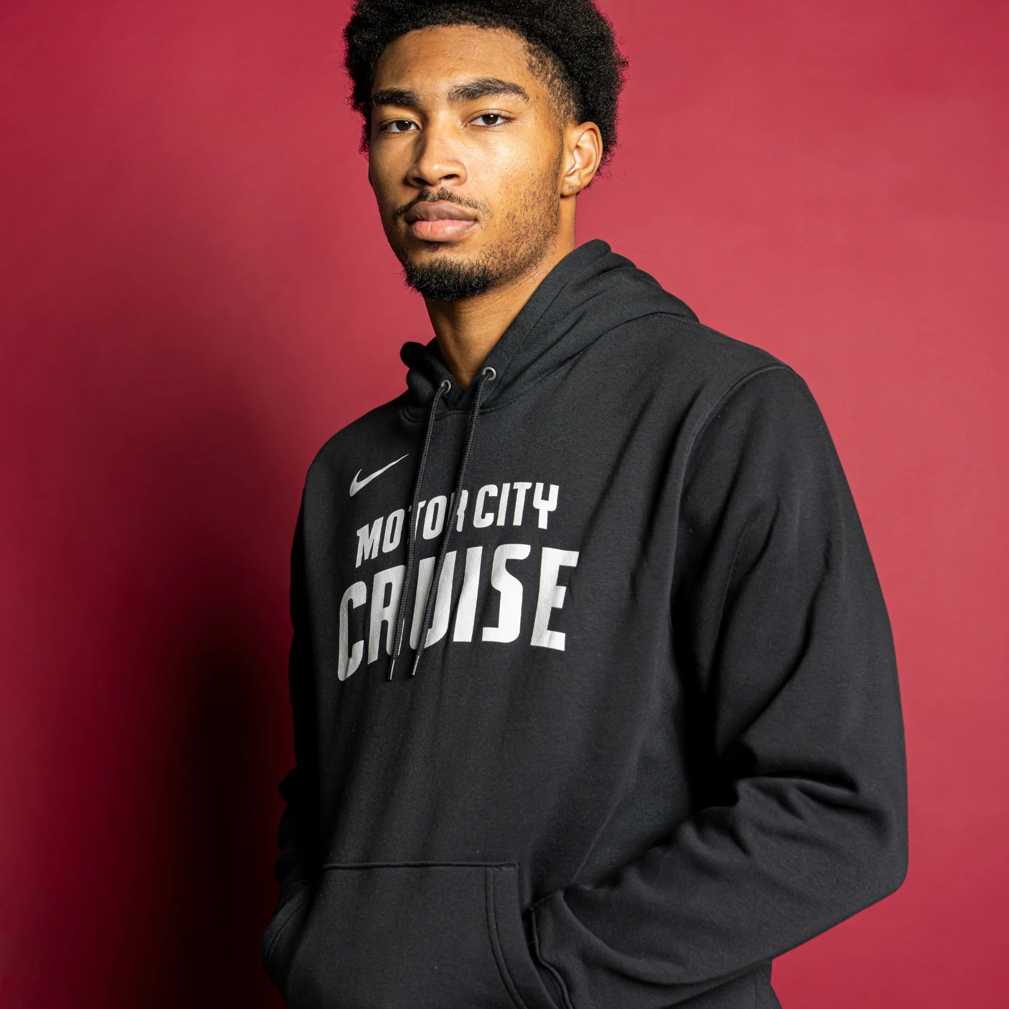 Motor City Cruise Nike Club Fleece Hoodie - Image 2