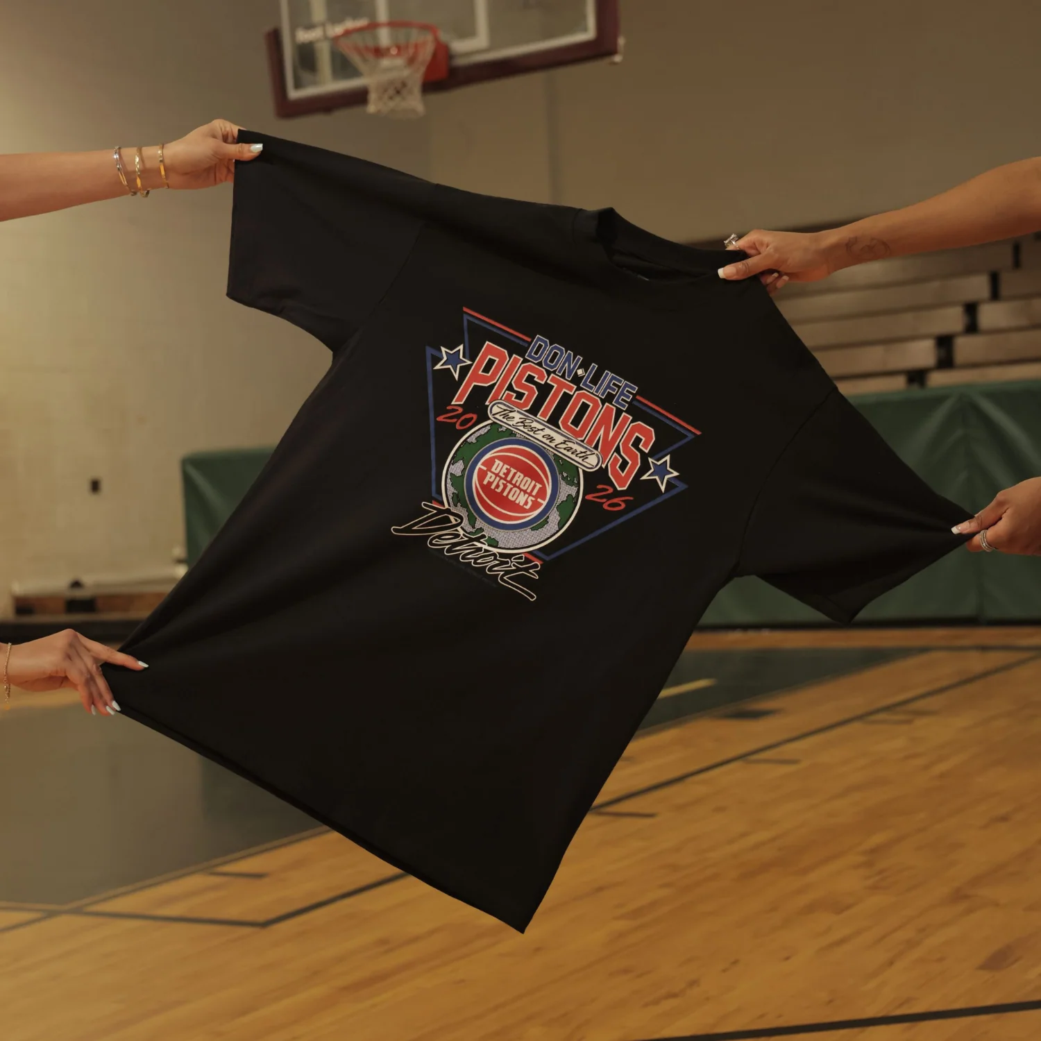 Pistons x DON LIFE 313 Day Tee By 'Big Sean' - Image 2