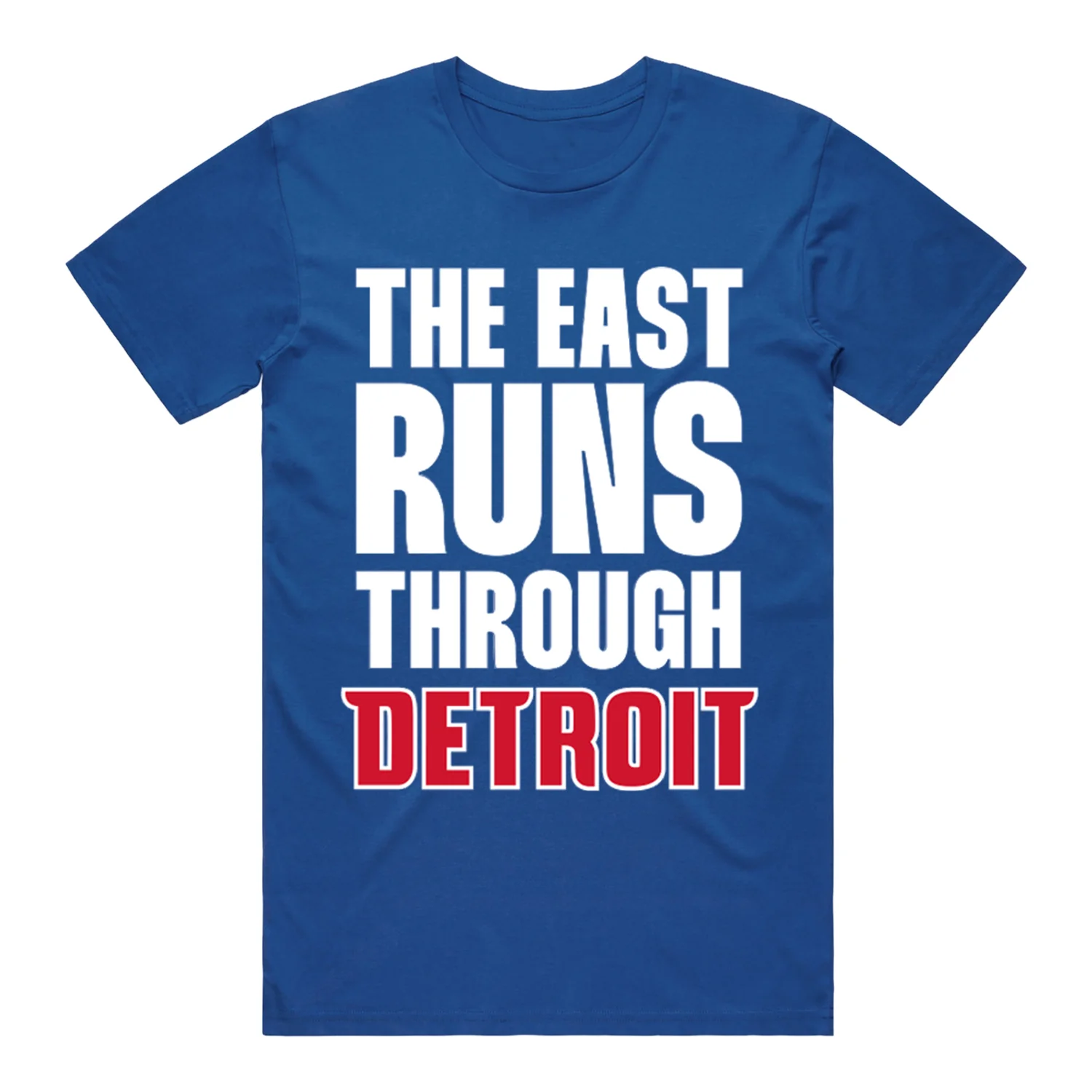 Detroit Pistons The East Runs Through Detroit T-Shirt