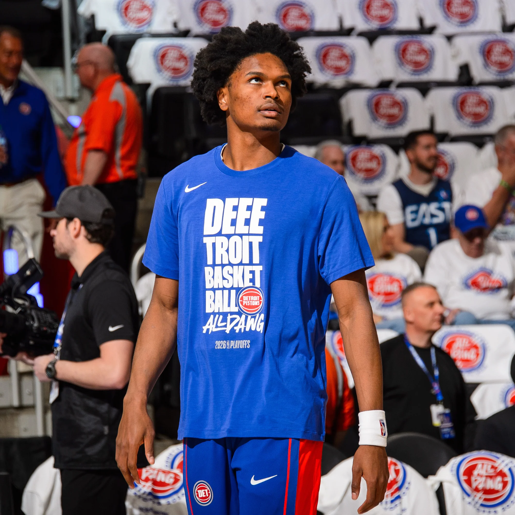 Detroit Pistons Playoffs '26 Nike Mantra T-Shirt - Image 3