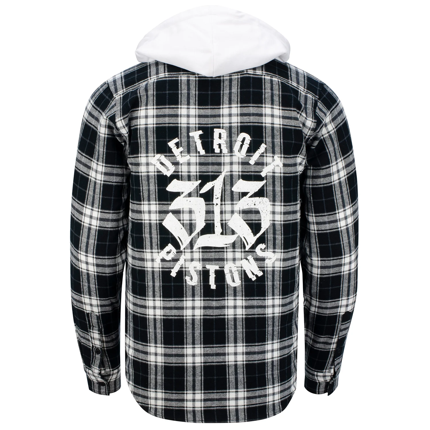 Unisex Wild Collective Pistons 313 Hooded Flannel