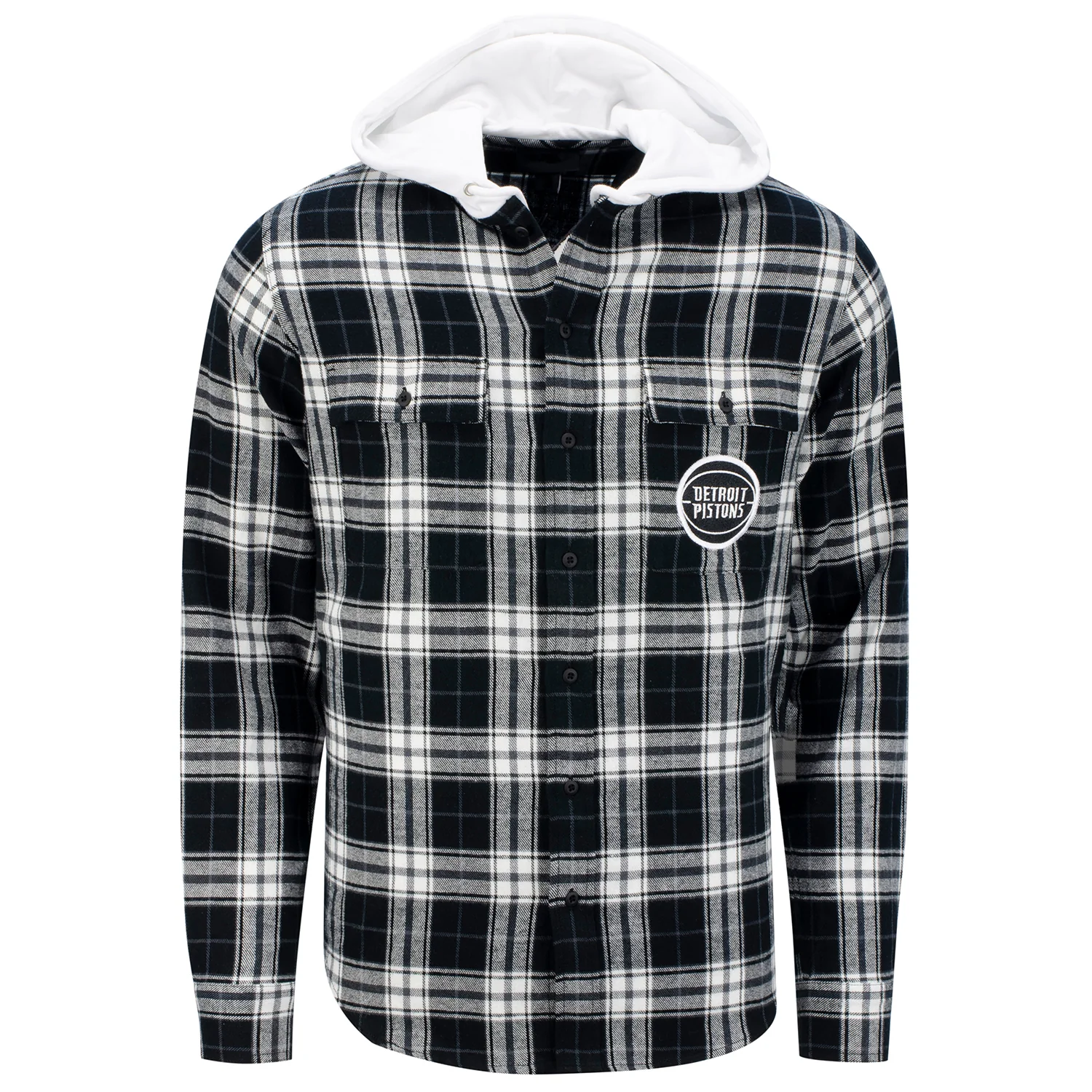 Unisex Wild Collective Pistons 313 Hooded Flannel - Image 2