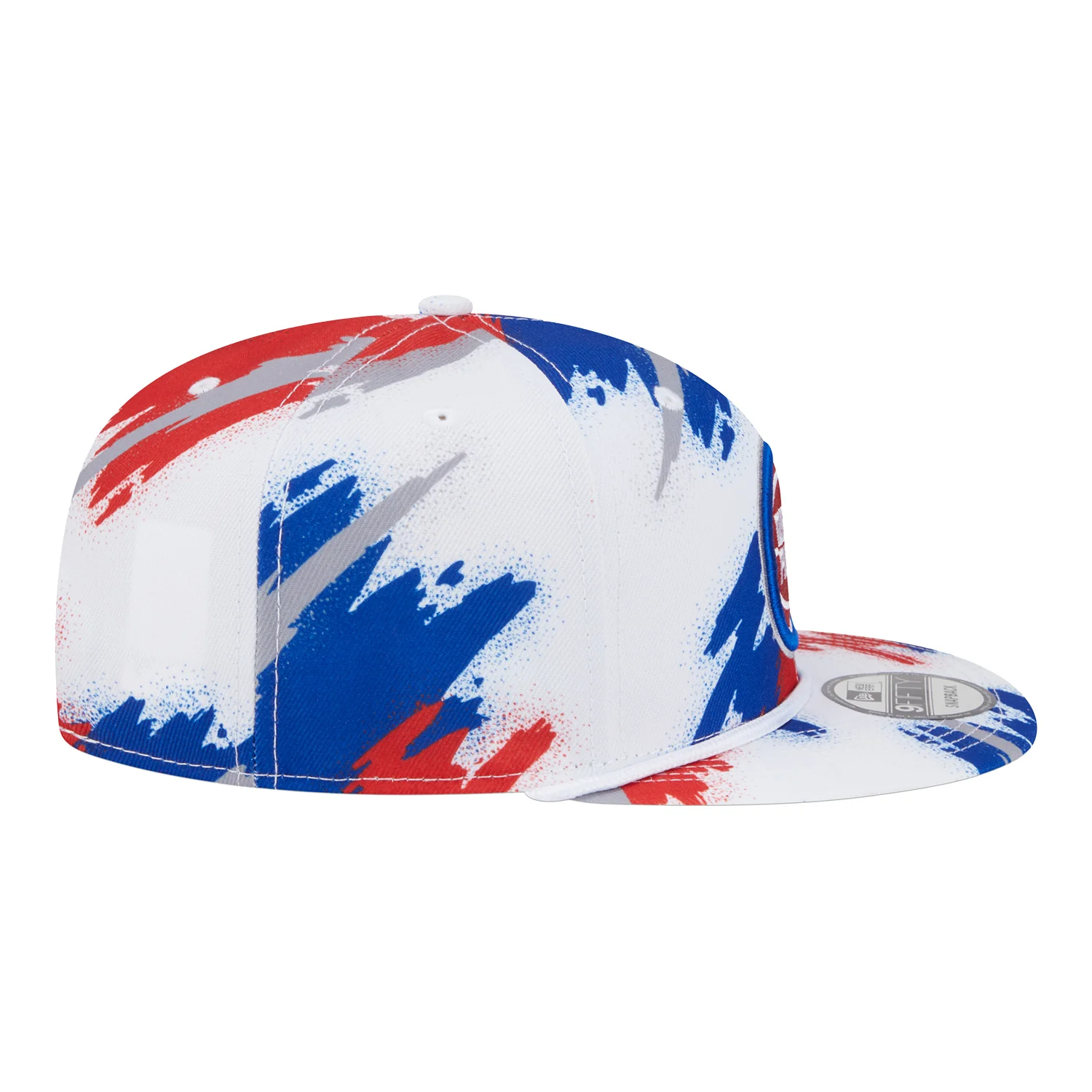 Youth Detroit Pistons New Era Painted 950 Snapback - Image 5