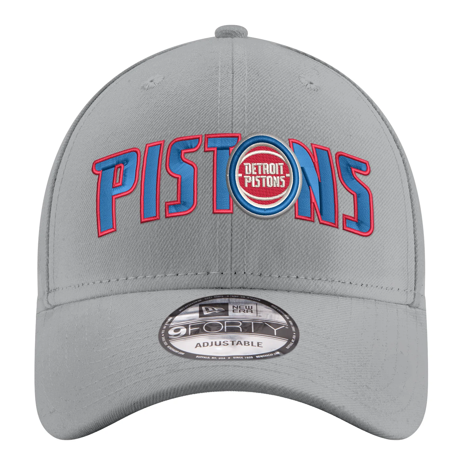 Youth Detroit Pistons New Era 940 Wordmark Hat - Image 2