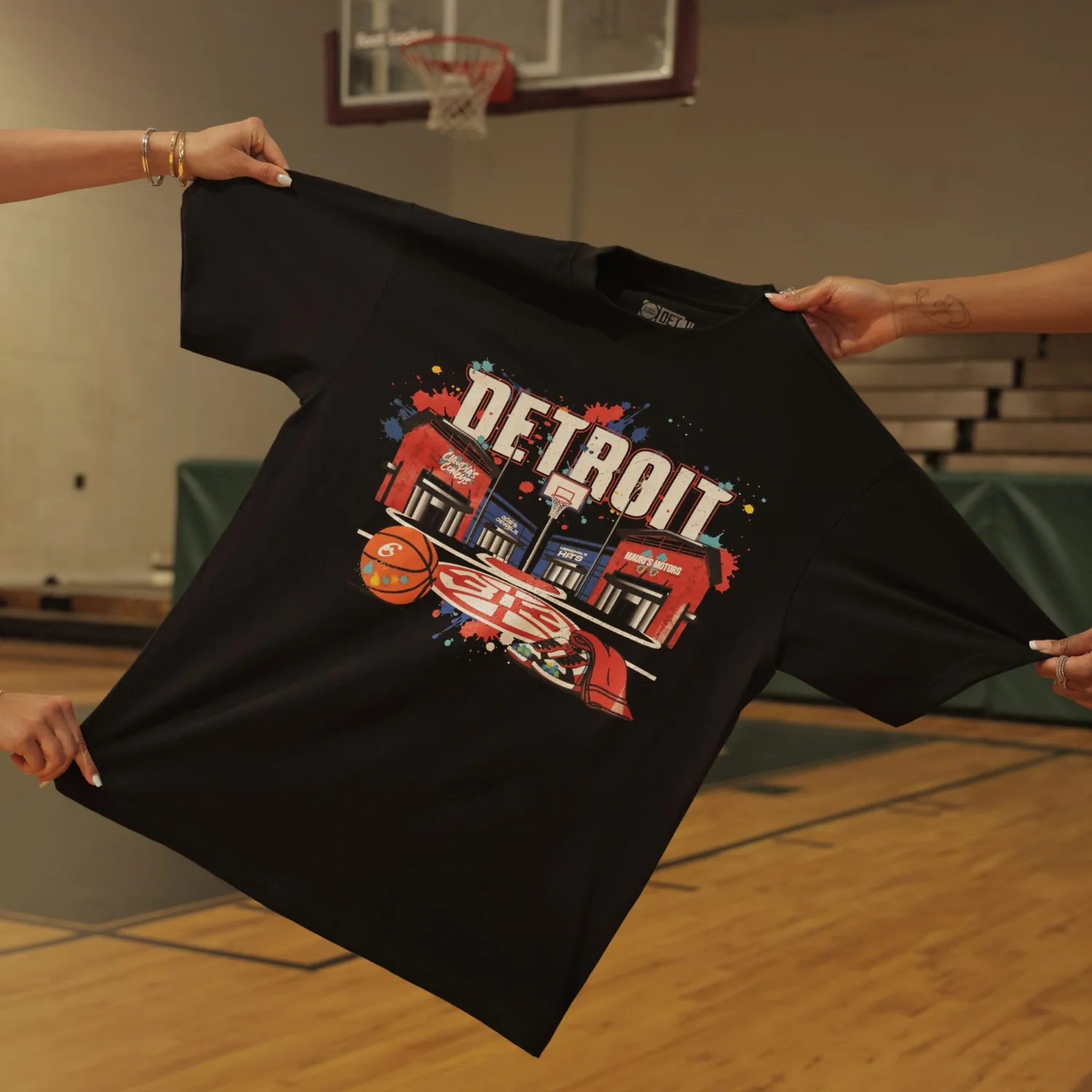 Pistons City of Hoop Dreams Tee By 'Kameko' - Image 4