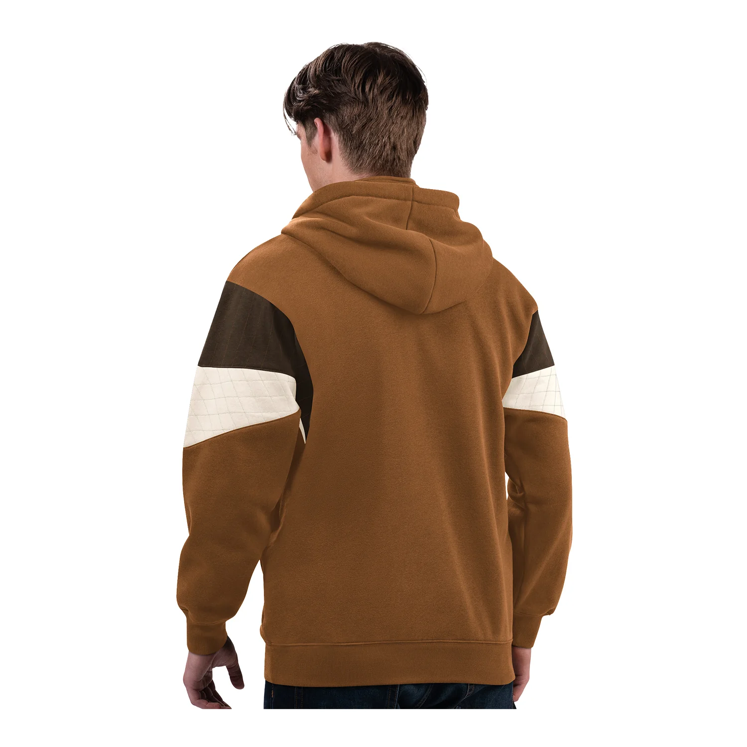 Detroit Pistons Starter Quarter-Zip Shot Gun Hoodie - Image 2